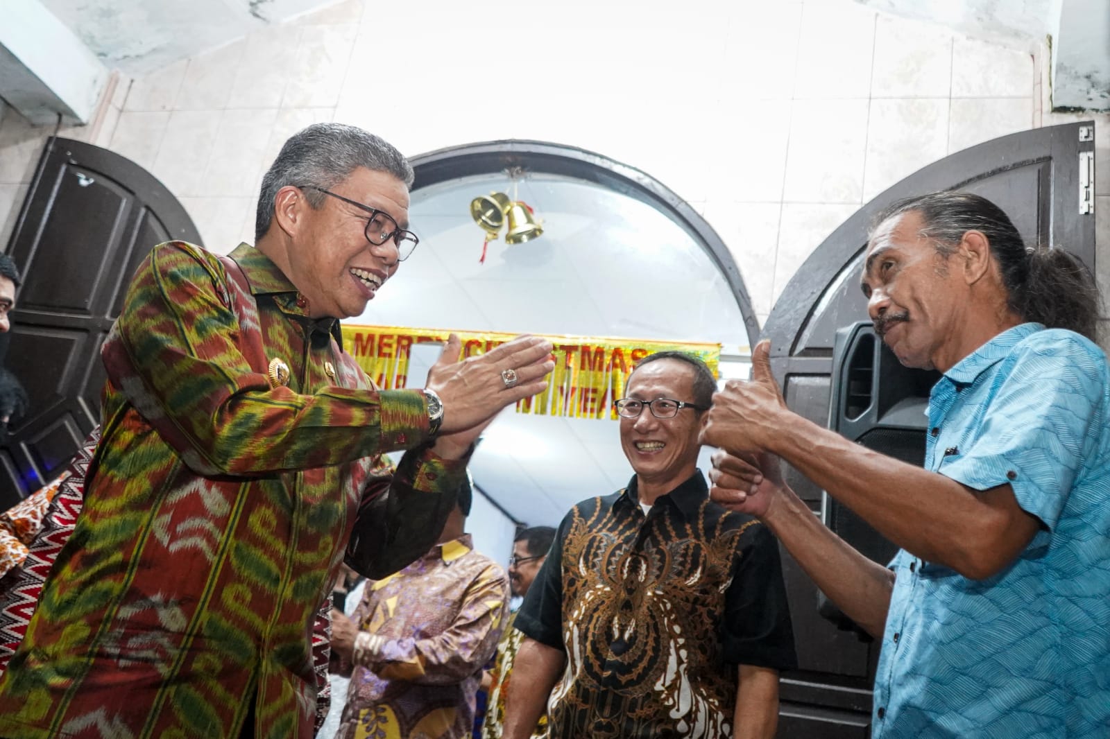 Toleransi Beragama, Wali Kota Taufan Pawe Hadiri Perayaan Natal PGPI