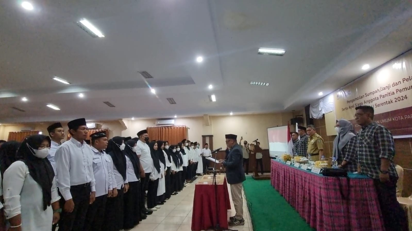 Panitia Pemungutan Suara Pemilu 2024 Resmi Dilantik