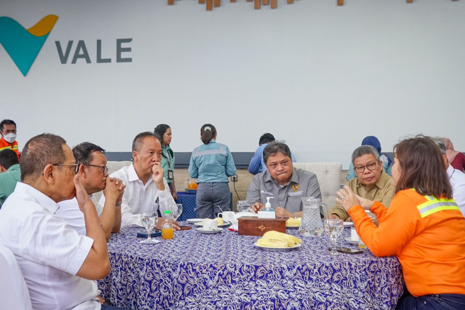 Taufan Pawe Dampingi Airlangga Hartarto Kunker ke PT Vale Sorowako