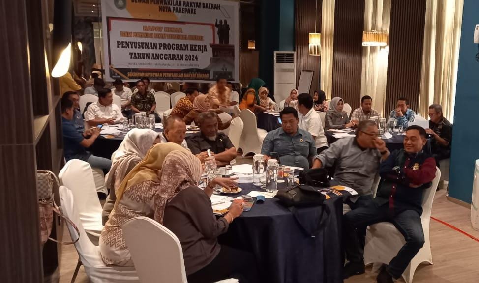 DPRD Kota Parepare Gelar Rapat Rencana Kerja 2024
