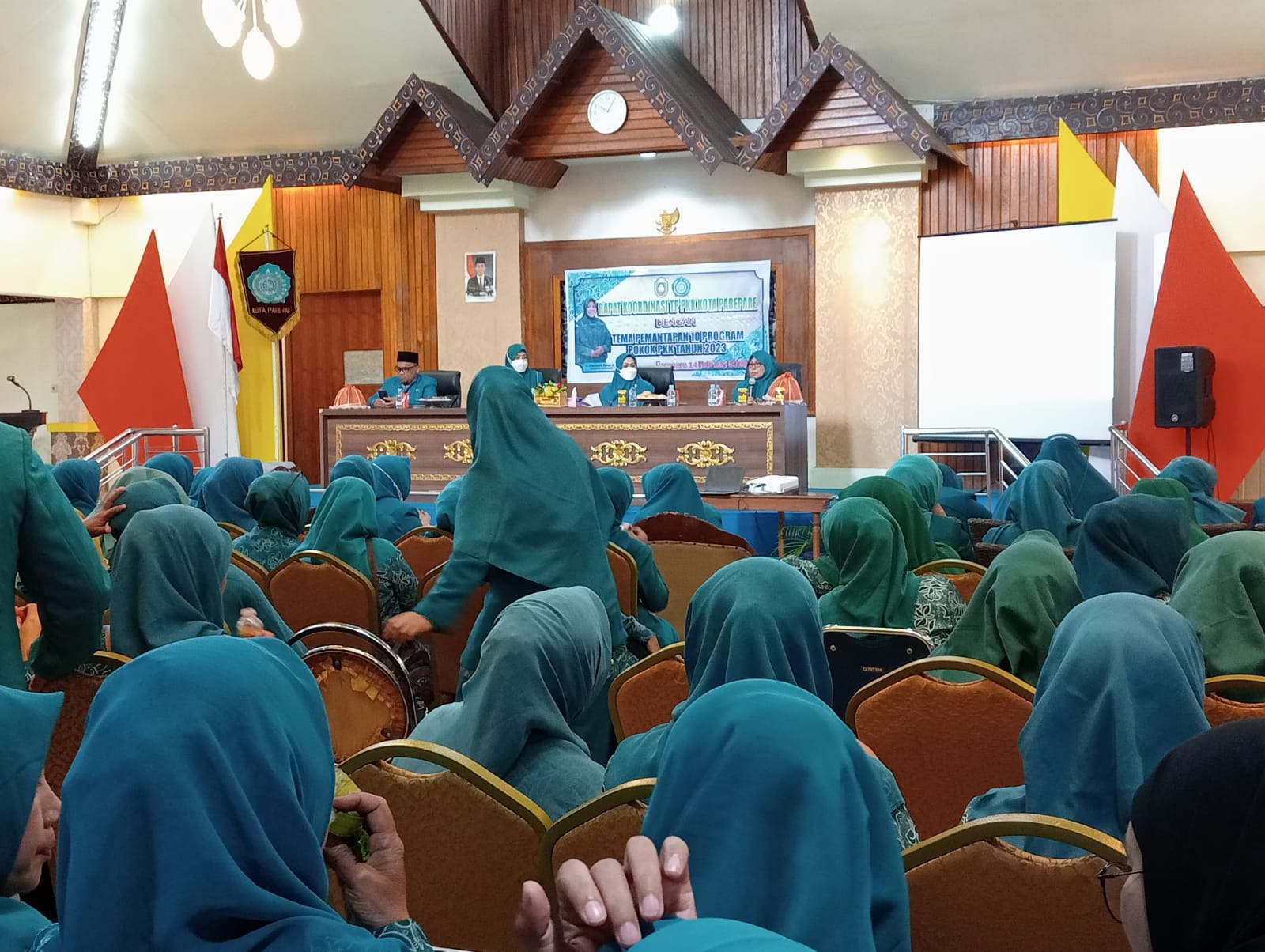 Ketua TP PKK Parepare ERAT Rakor Bersama Pengurus