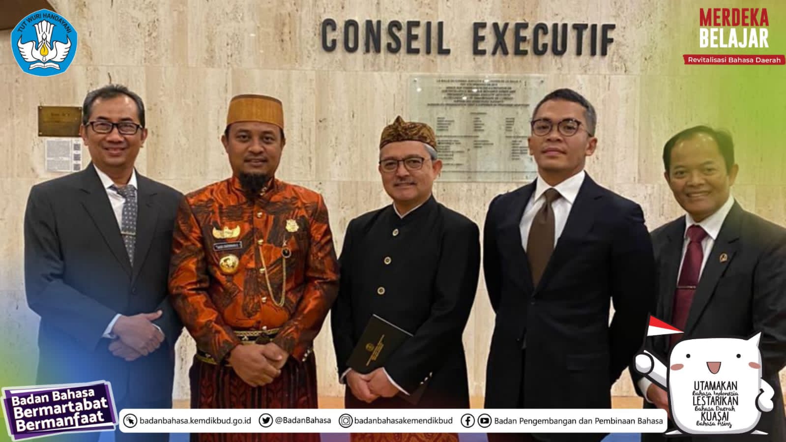 Indonesia Berbagi Praktik Baik Pelestarian Bahasa Daerah pada Hari Bahasa Ibu Internasional 2023