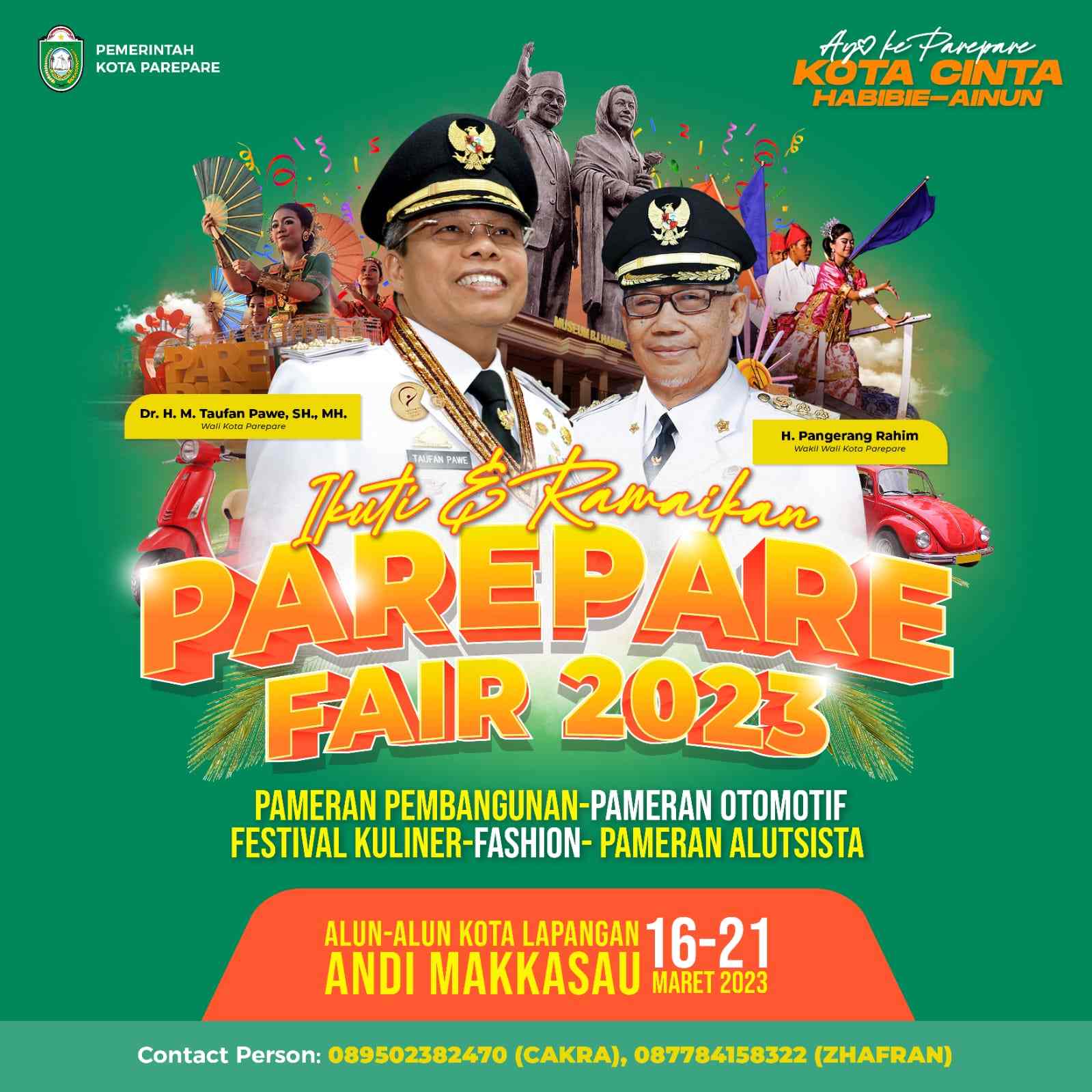 Meriahkan Hut Kota Parepare ke-63, Pemkot Gelar Parepare Fair Tumbuhkan Perekonomian