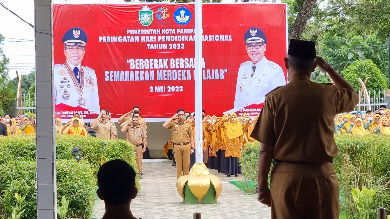 Pemkot Parepare Gelar Upacara Peringatan Hardiknas 2023