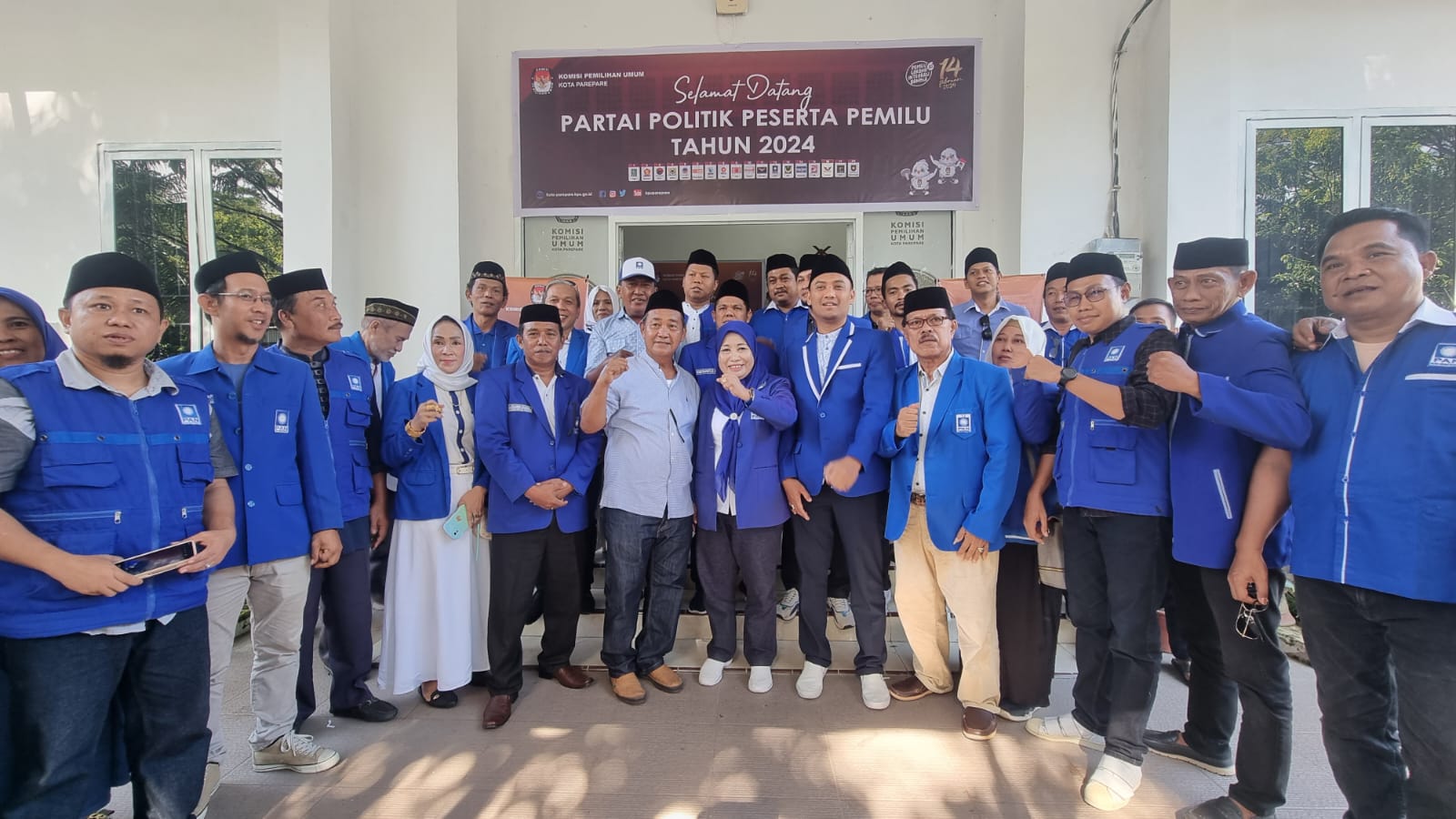 Ajukan Berkas Bacaleg ke KPU, DPD PAN Parepare Partai Pertama Dinyakatan Lengkap