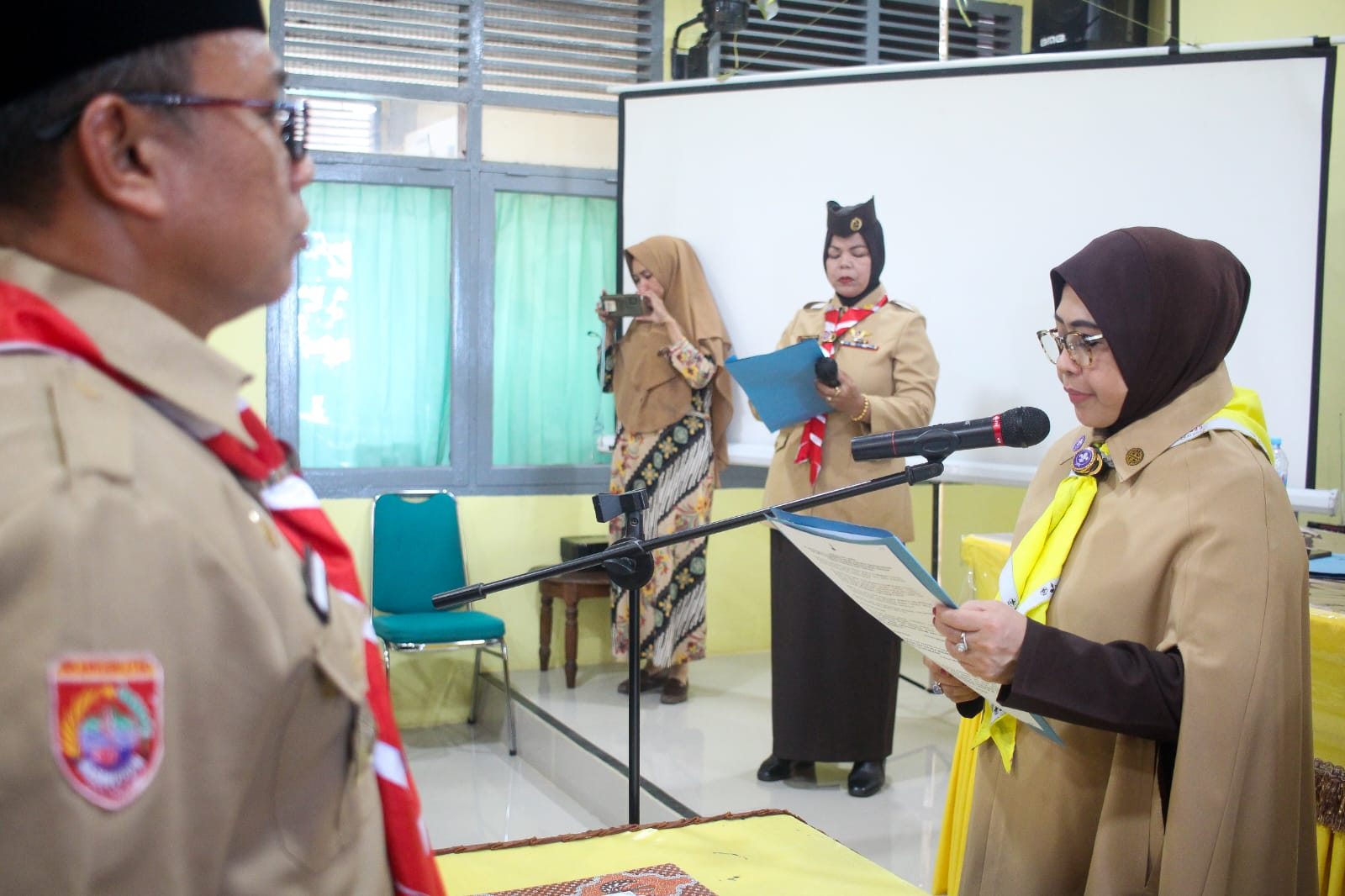 Pengurus Andalan Kwartir Ranting Gerakan Pramuka Kecamatan Ujung Resmi Dilantik