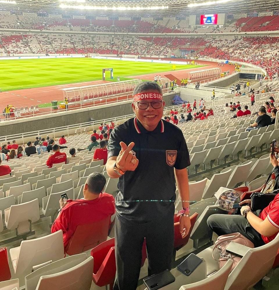 Nonton Laga Indonesia Vs Argentina di GBK, Taufan Pawe Optimis Persepakbolaan Sulsel Maju