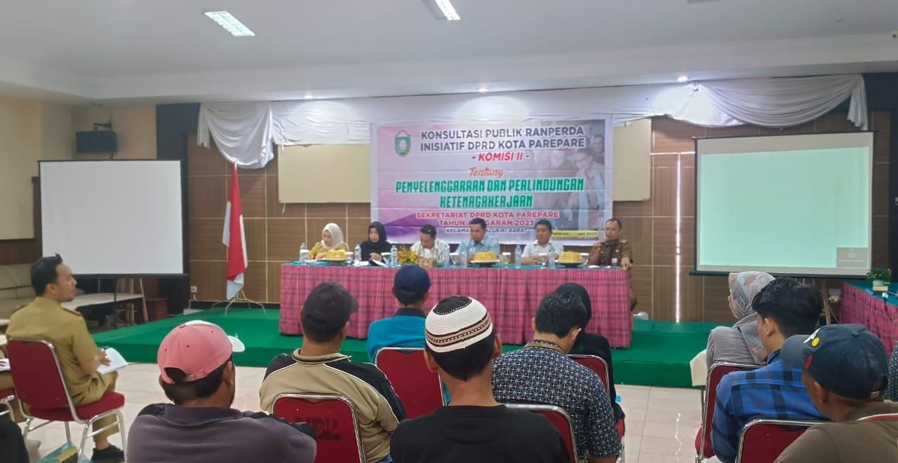 DPRD Parepare Gelar Konsultasi Publik Ranperda 2023
