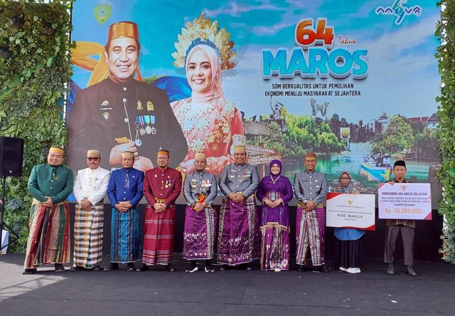 Hikmat, Puncak Peringatan HUT Maros ke 64 Tahun