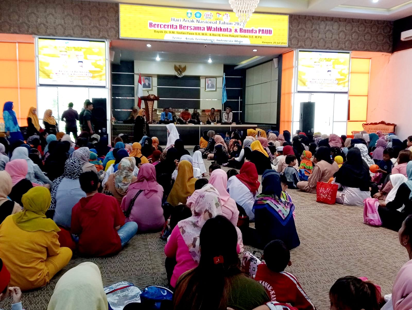 Himpunan PAUD Peringati HAN Bertemakan ‘Bercerita Bersama Walikota Parepare dan Bunda PAUD ERAT’