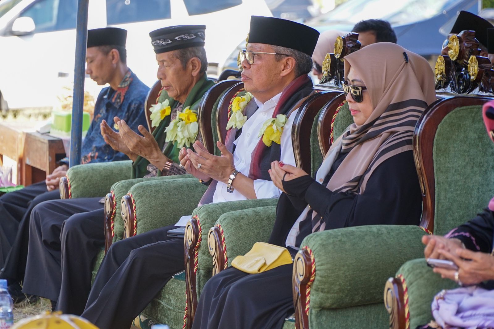 Taufan Pawe Bersama ERAT Hadiri Peletakan Batu Pertama Pembangunan Pesantren Al-Munawwarah GUPPI