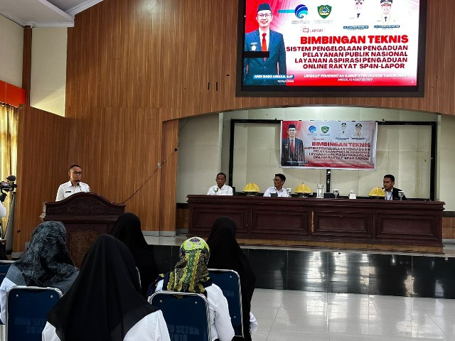 Pemkab Barru Gelar Bimtek SP4N LAPOR