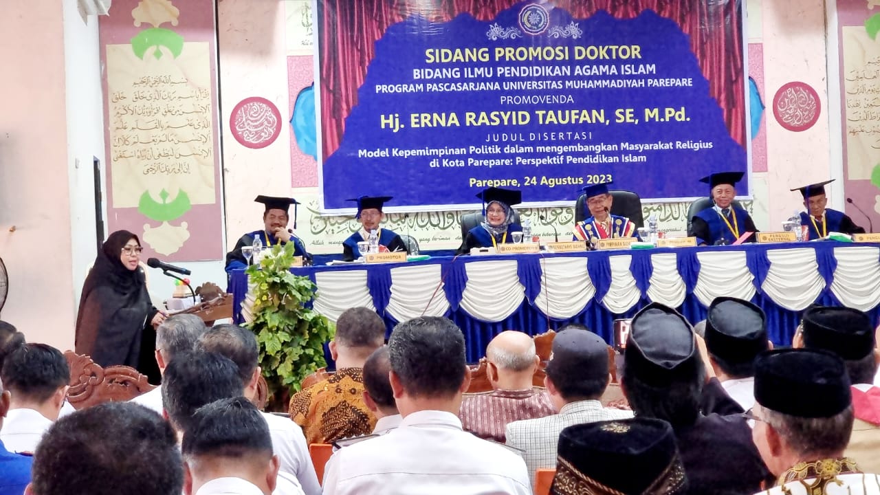 Erna Rasyid Taufan Nampak Tenang Saat Jalani Sidang Promosi Doktor