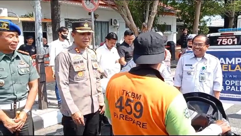 Polres Parepare Gelar Kampanye Tertib Berlalu Lintas