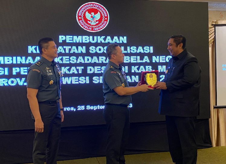 Ratusan Perangkat Desa di Maros, Jadi Peserta Pembinaan Kesadaran Bela Negara