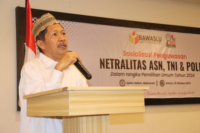Komisioner Bawaslu Sulsel Bicara Soal Netralitas ASN Dalam Pemilu