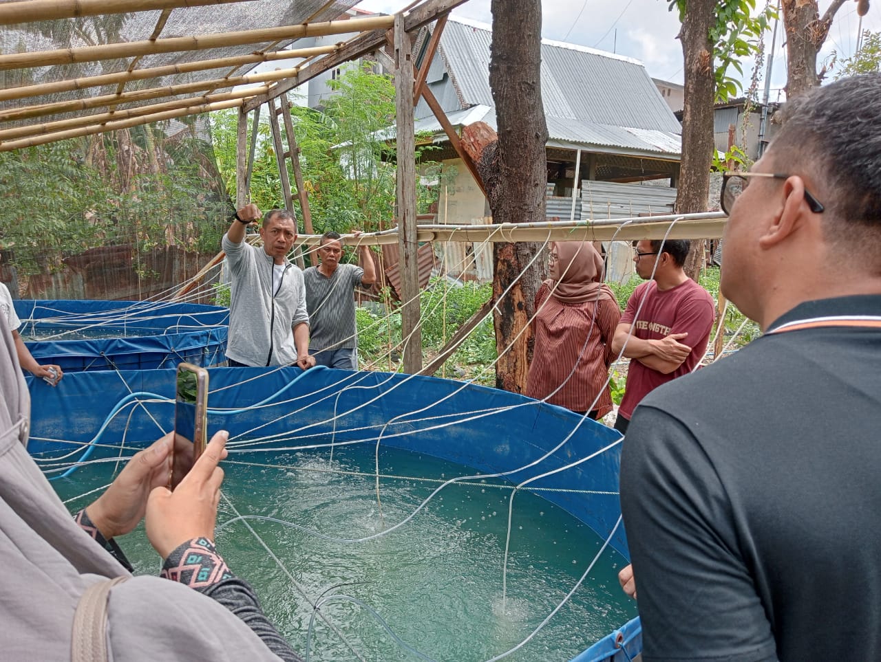 Pj Walikota Parepare Kunjungi Lokasi Budidaya Ikan Air Tawar Warga