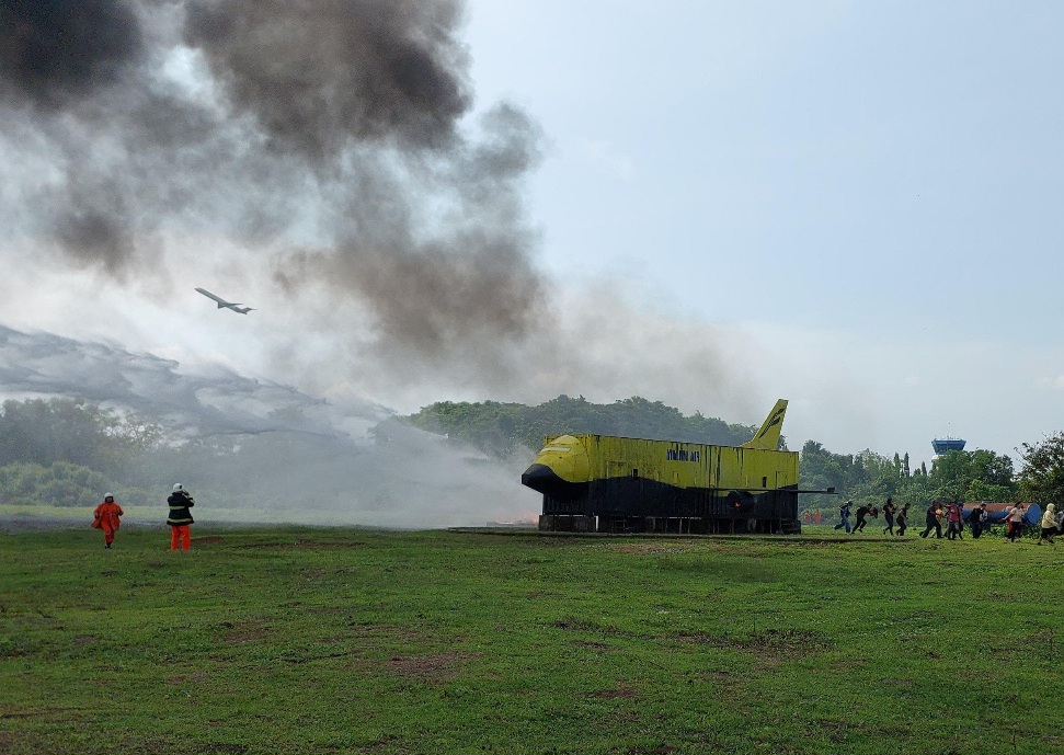 PDK Dirgantara Raharja ke-113 Gelar Simulasi di Bandara Hasanuddin