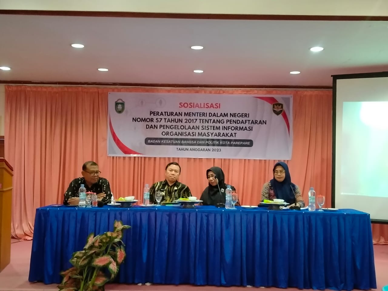 Pemkot Parepare Sosialisasikan Permendagri Pendaftaran dan Pengeloaan Sistem Informasi Ormas