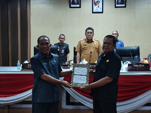 DPRD Gelar Paripurna Penyerahan Pagu Indikatif Wilayah 2025
