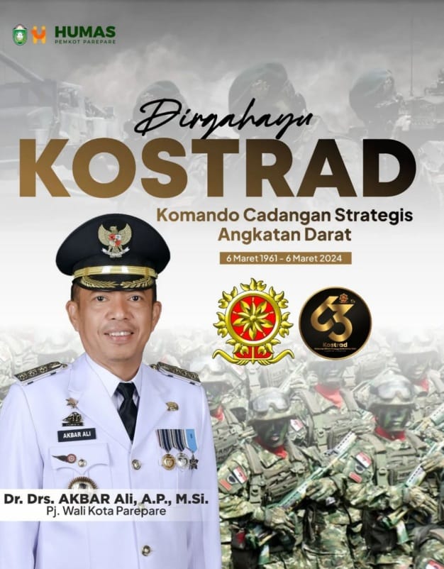Akbar Ali Beri Ucapan Selamat HUT KOSTRAD TNI AD ke-63 Tahun