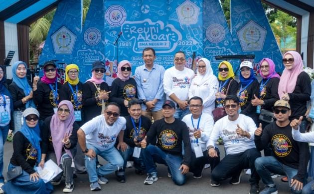 Pj Wali Kota Akbar Ali Apresiasi Reuni Akbar Alumni SMAN 2 Parepare