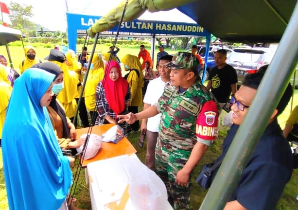 Pasar Murah Kodim 1442 Maros, Siapkan 5 Ton Beras