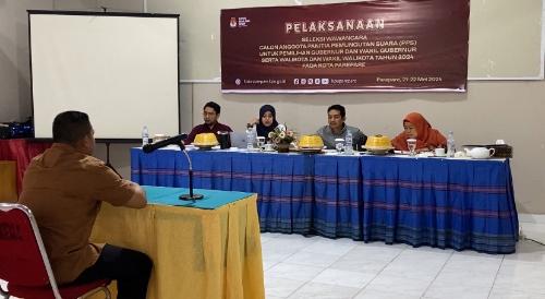 KPU Parepare Gelar Seleksi Wawancara Calon Anggota PPS