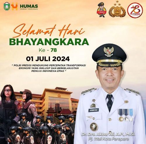 Hari Bhayangkara ke-78, Akbar Ali Harap Polri Lebih Maju Lagi