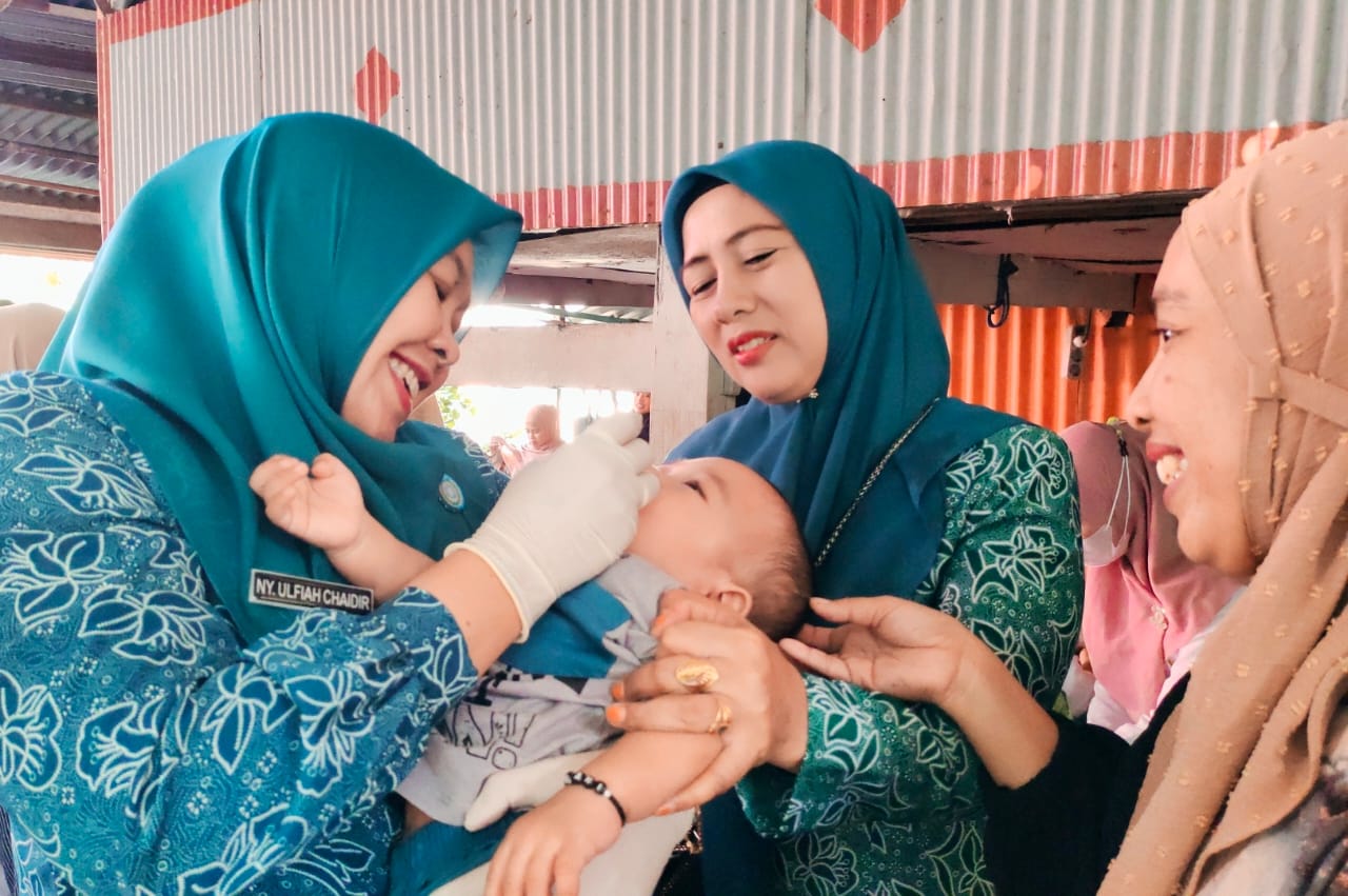 57.683 Anak Di Maros Dapat Vaksin Polio