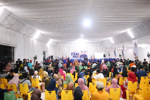 Ribuan Warga Antusias Hadiri TSM MO Mendengar di Posko Pemenangan Tasming Hamid-Hermanto