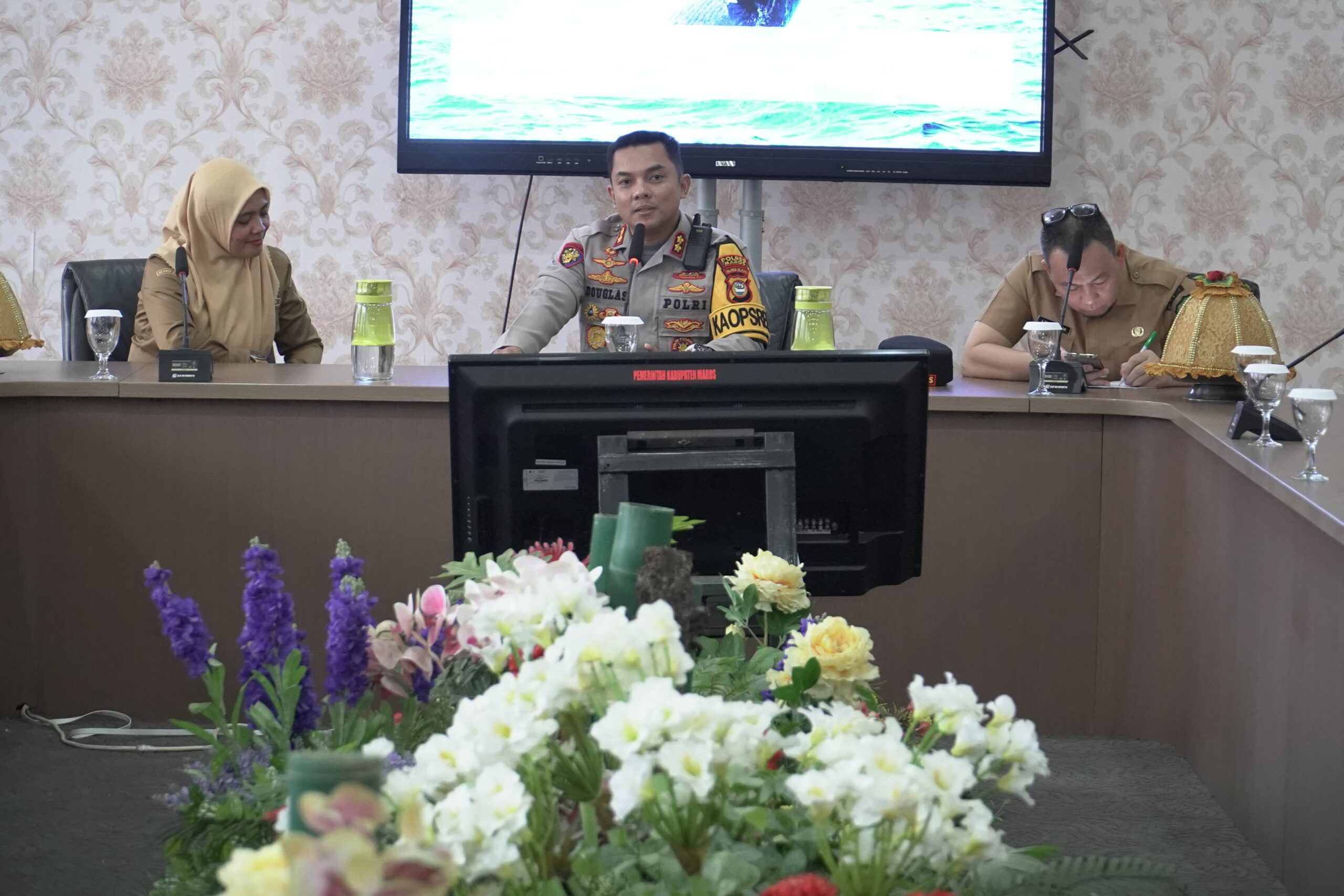 Perkuat Sinergitas, Kapolres Maros Silaturahmi ke Pemerintah Daerah