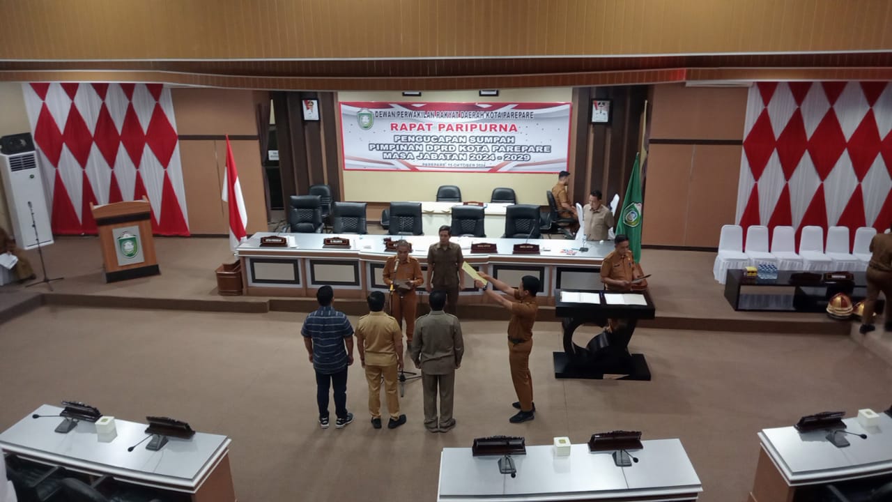 Jelang Pelantikan Pimpinan, DPRD Kota Parepare Gelar Gladi