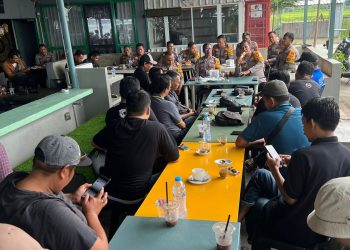 Kapolres Parepare Jalin Silaturahmi dengan Jurnalis Jelang Pilkada 2024