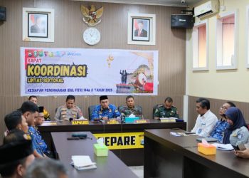 Wakil Wali Kota Parepare Hadiri Rakor Lintas Sektoral Kesiapan Operasi Ketupat 2025