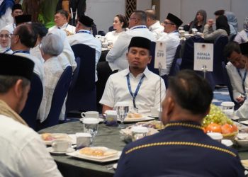 Tasming Hamid Hadiri Buka Puasa Bersama di NasDem Tower, Jakarta