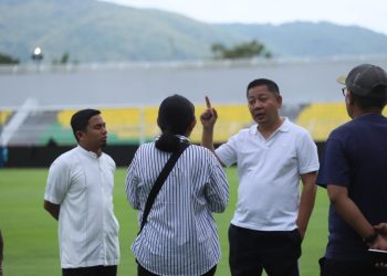 Sadikin Aksa dan Rusdi Masse Disambut Wali Kota Parepare dalam Kunjungan ke Stadion GBH