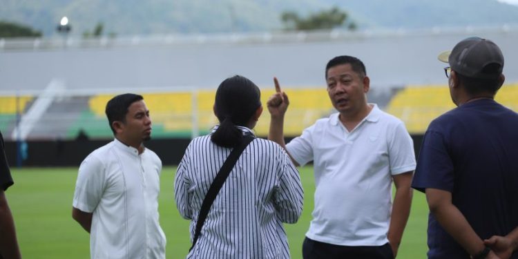 Sadikin Aksa dan Rusdi Masse Disambut Wali Kota Parepare dalam Kunjungan ke Stadion GBH