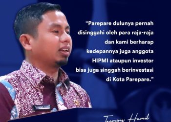 Tasming Hamid berharap Parepare menjadi Destinasi Investasi Pengusaha Muda