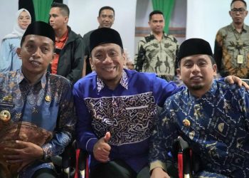 Wali Kota Parepare Tasming Hamid saat menghadiri pembukaan STQ Tingkat Provinsi Sulsel di Luwu Utara, 13 April 2025