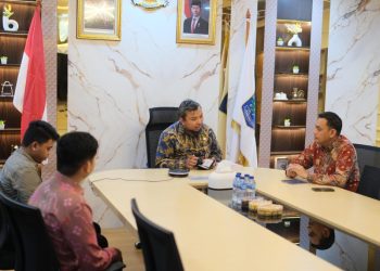 Wakil Wali Kota Parepare Hermanto Pasennangi saat melakukan kunjungan kerja ke Ditjen Politik dan PUM Kemendagri di Jakarta, 25 April 2025.