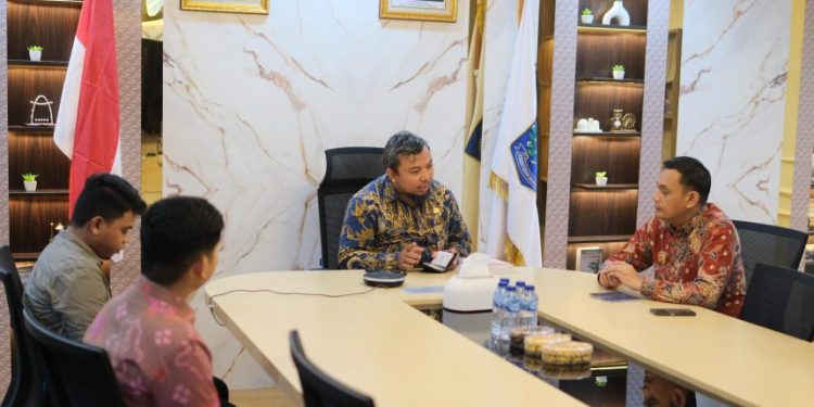 Wakil Wali Kota Parepare Hermanto Pasennangi saat melakukan kunjungan kerja ke Ditjen Politik dan PUM Kemendagri di Jakarta, 25 April 2025.