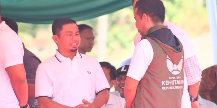 Wali Kota Parepare, Tasming Hamid, saat menghadiri peringatan Hari Bumi tingkat Provinsi Sulsel di Tappawita Arra Highland, Maros.