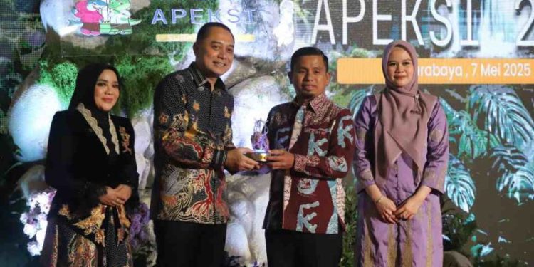 Wali Kota Parepare Tasming Hamid dan Istri Hadiri Gala Dinner Munas APEKSI VII di Surabaya