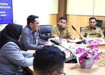 Wali Kota Parepare Tasming Hamid dan Kakanwil Kemenkumham Sulsel menandatangani MoU di Sekretariat Daerah Parepare