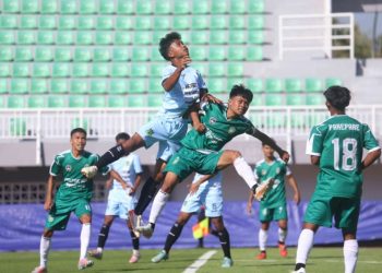 Tim Persipare Parepare rayakan kemenangan usai laga melawan Makkasau FC di Polman Cup 2025