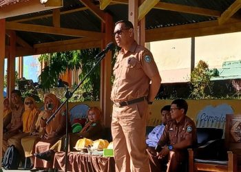 Pembukaan MPLS SMPN 6 Parepare dengan penandatanganan MoU bersama FKIP Umpar