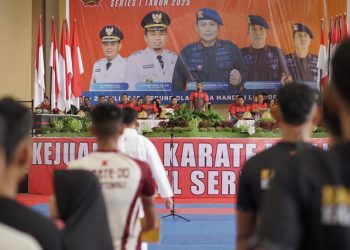 Wali Kota Parepare membuka Kejuaraan Karate INKANAS Sulsel Seri I