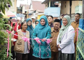 Ketua TP PKK Parepare dr. Andi Arfiah Tasming saat hadiri peluncuran Posyandu ODGJ