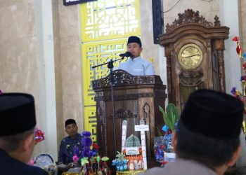 interaksi -Wali Kota Parepare Tasming Hamid hadiri Maulid Nabi di Masjid Agung Parepare